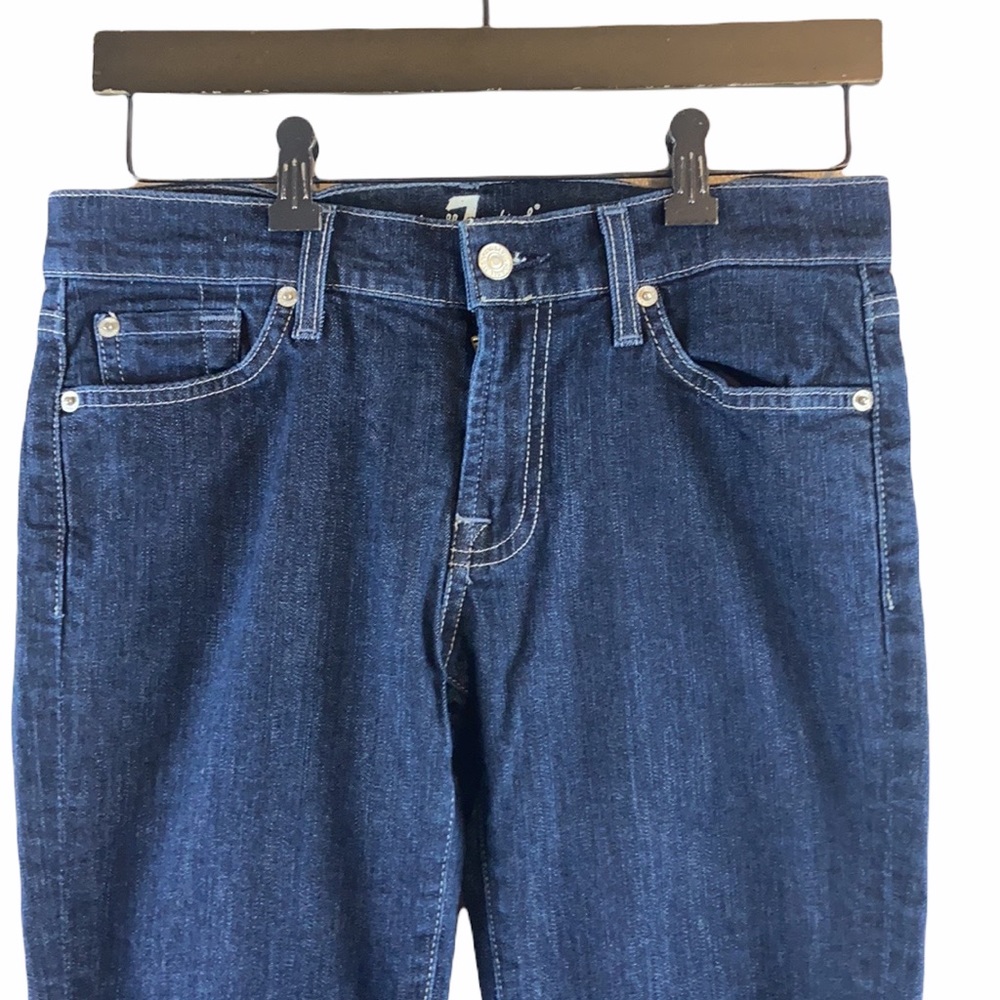 7 For All Mankind Roxanne Rhinestone  Jeans 28 - Picture 3 of 12